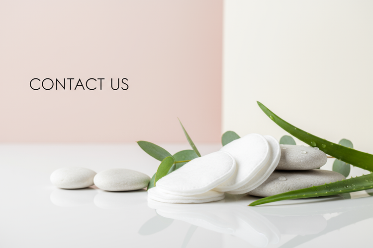 image for contact us page with skin care style